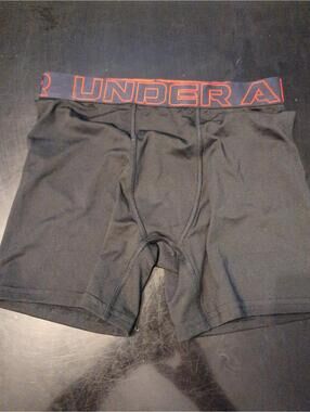 Under Armour Black Performance Boxer Briefs Size Youth Large